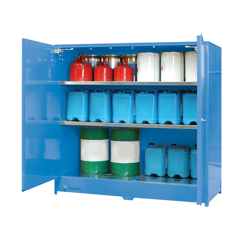 Corrosive Substance Storage Cabinet 650L Blue