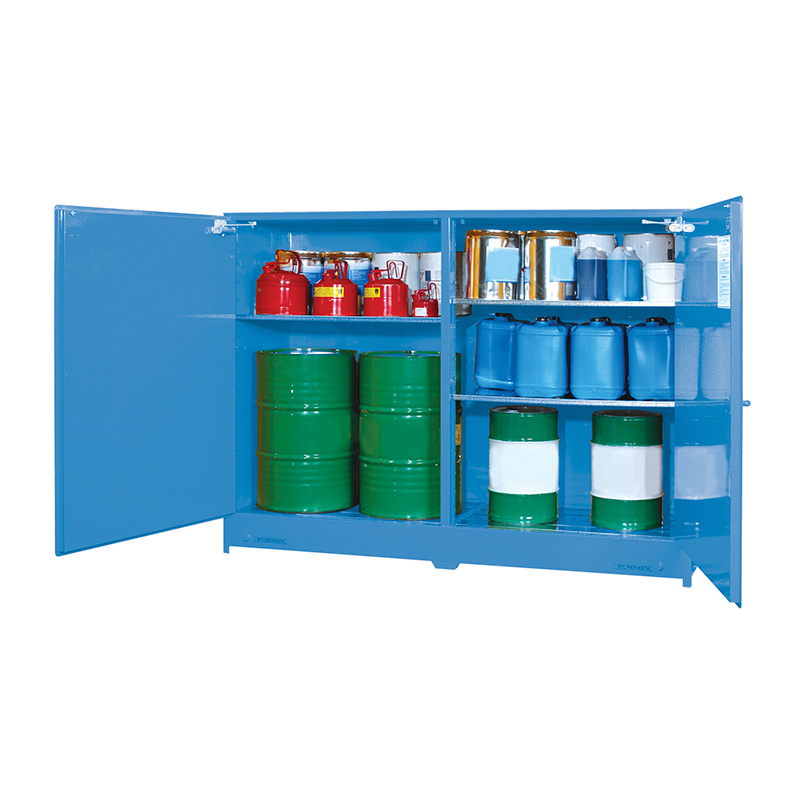 Corrosive Substance Storage Cabinet 850L Blue