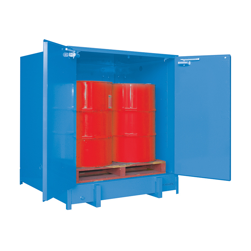 Corrosive Substance Storage Cabinet Pallet Store 850L Blue