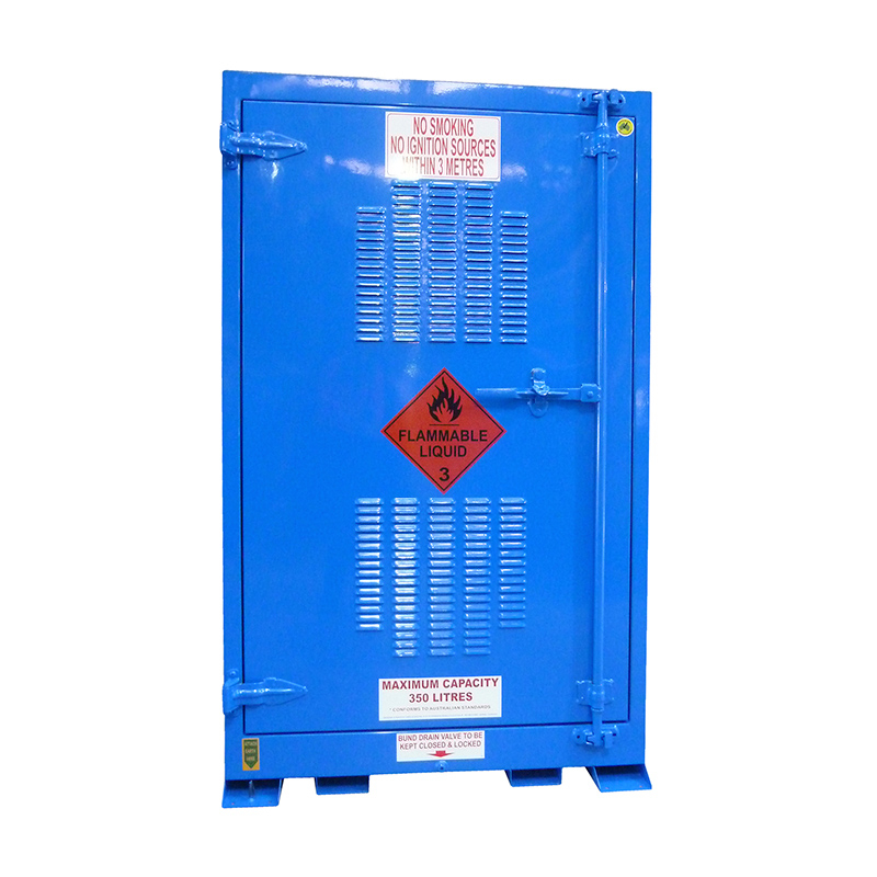 Outdoor Flammable Liquid Storage Cabinet 350L Blue