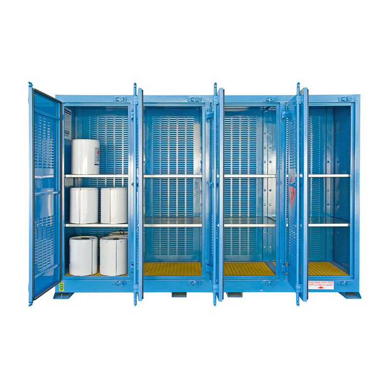 Outdoor Flammable Liquid Storage Cabinet 850L Blue