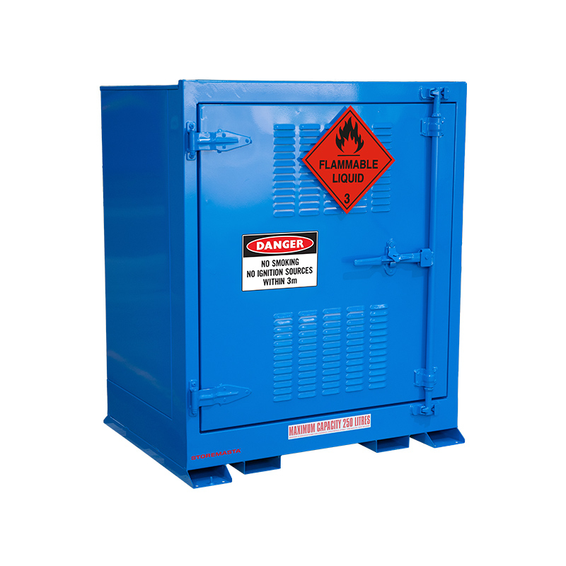 Outdoor Flammable Liquid Storage Cabinet 250L Blue