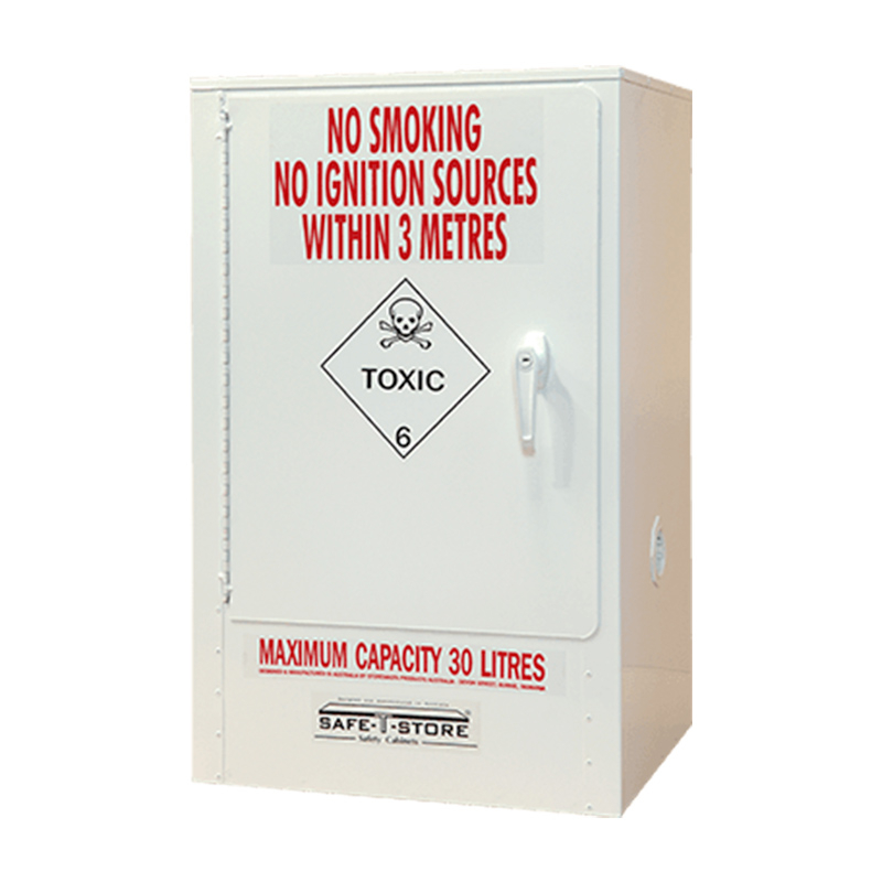 Toxic Substance Storage Cabinet 30L White