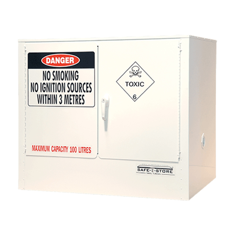 Toxic Substance Storage Cabinet 100L White