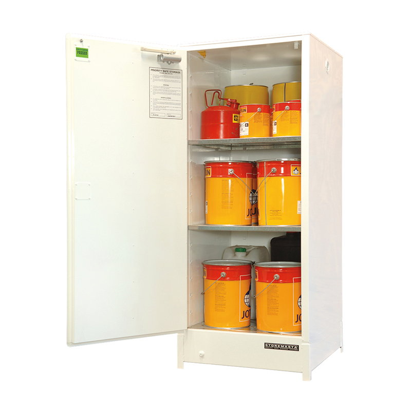 Toxic Substance Storage Cabinet Single Door 250L White