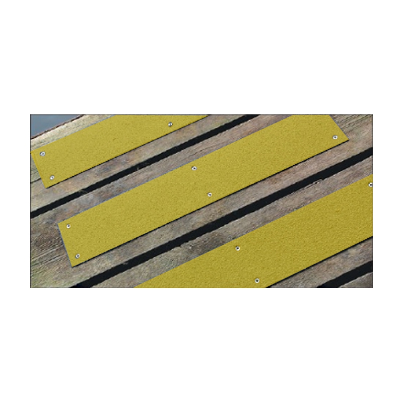 Anti-Slip Plates Only - W100 x L750mm, Yellow