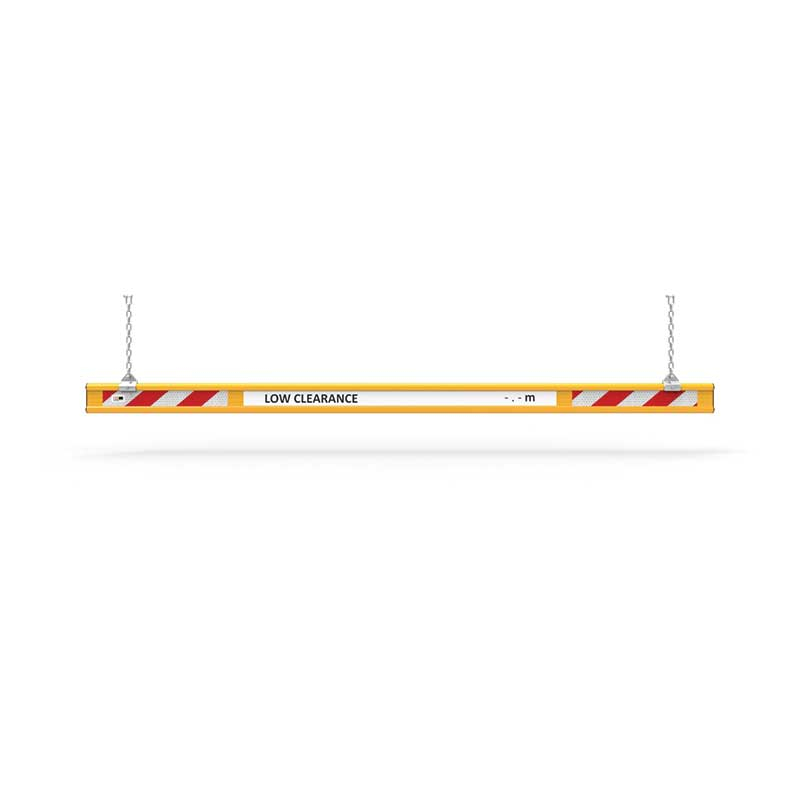 Group 1 Overhead Height Bar with Text, Numbers and Hanger Kit 3m Wide