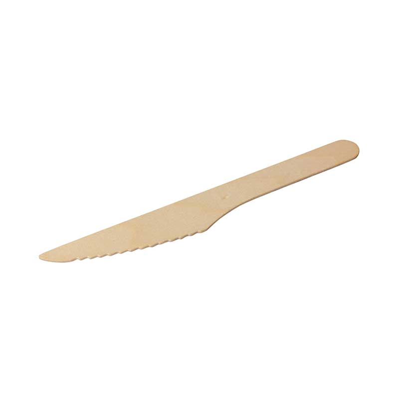 Capri Knife Disposable - Bulk Carton of 10 x 100 Pack Wood