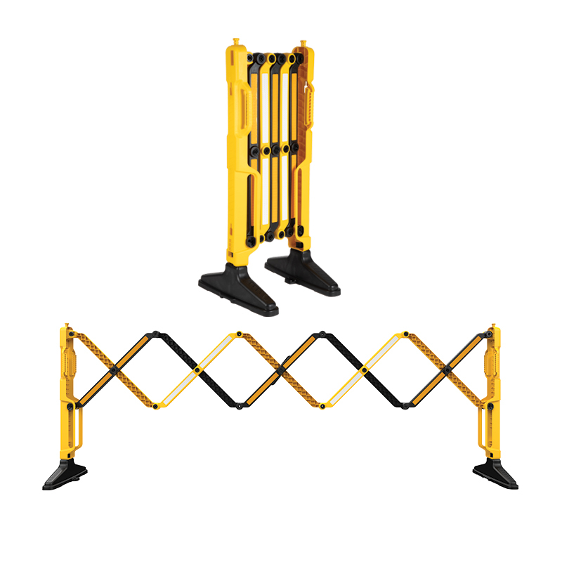 EasyExpand Expanding Barrier 3m Light Feet Yellow and Black
