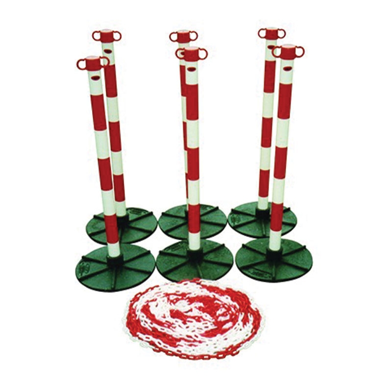  Lightweight Post and Chain Barrier Kit