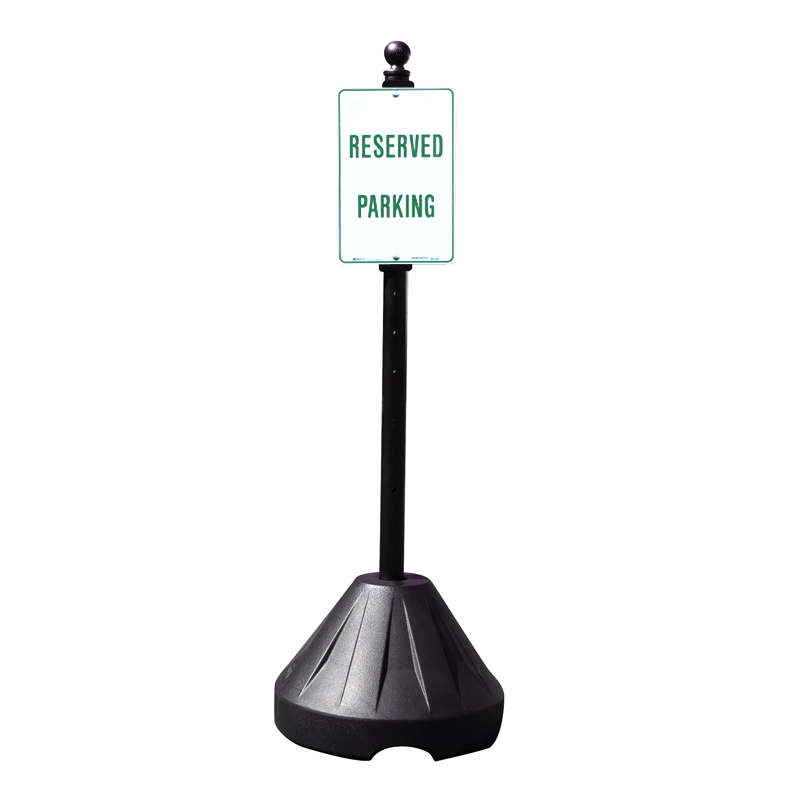Reserved Parking Tip N Roll Portable Sign Stand Kit