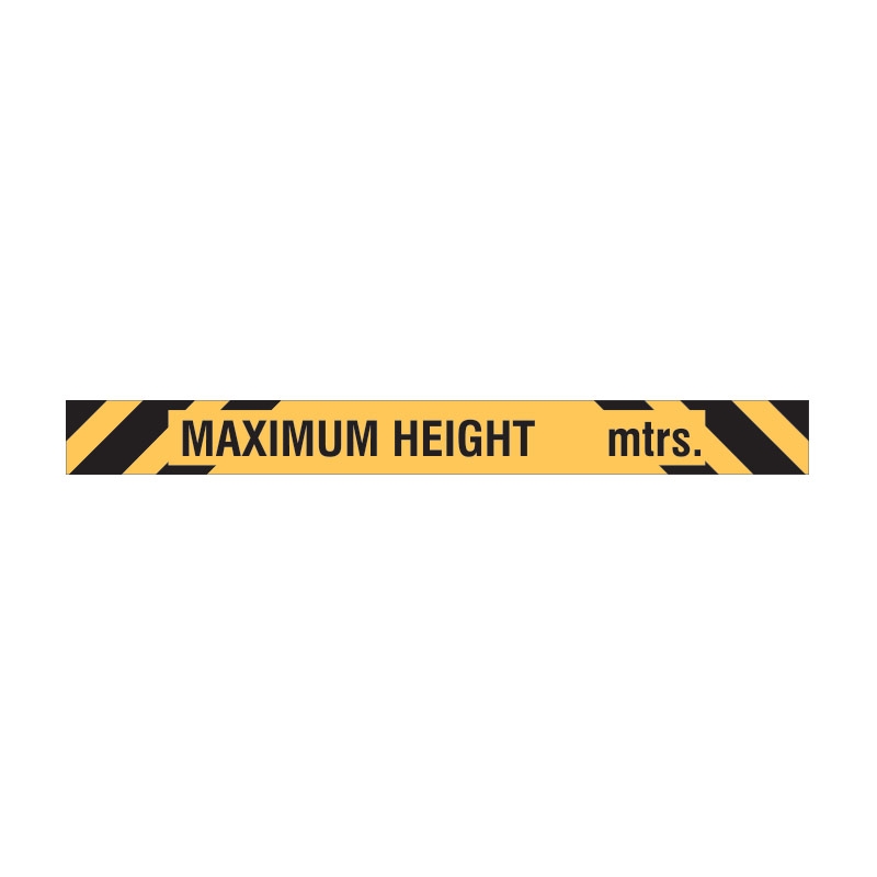 Semi Custom Overhead Signs - Maximum height