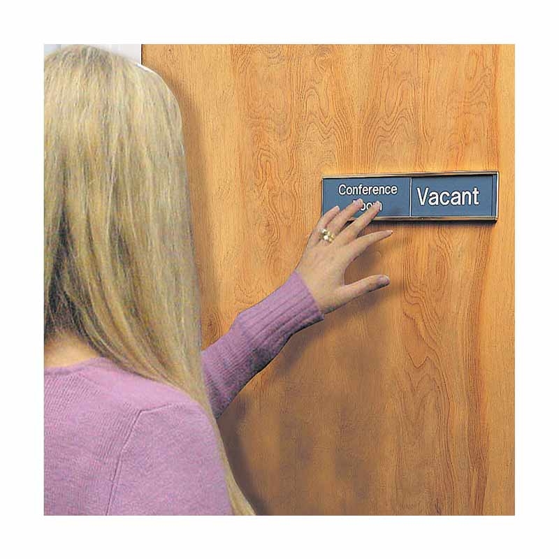 Custom Panel In Use/Vacant Door Sign Sliding Panel