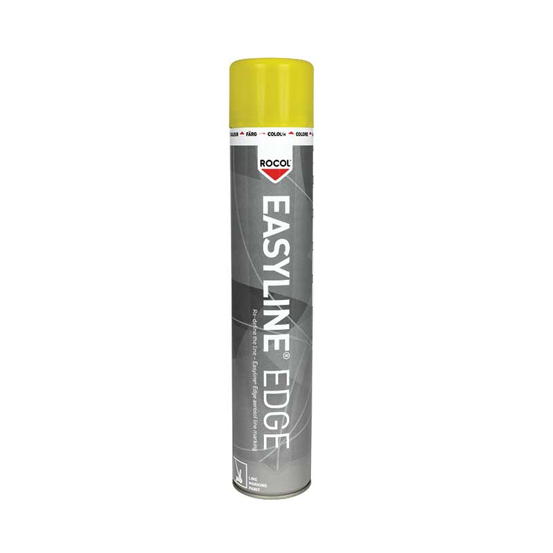 Rocol Line Marking Spray Paint Premium Grade Epoxy, 750ml, Yellow