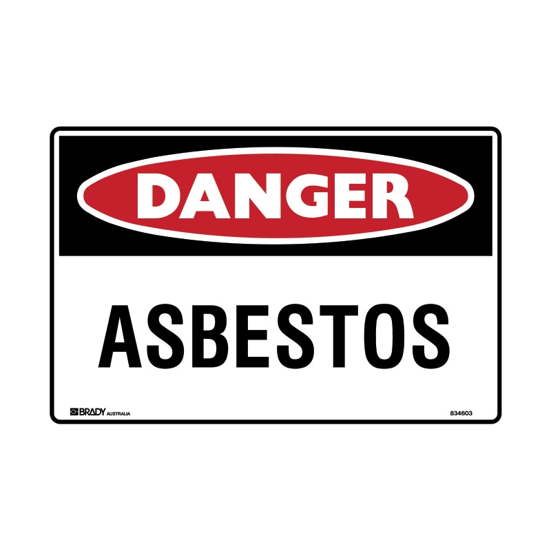 Asbestos Warning Signs - Asbestos