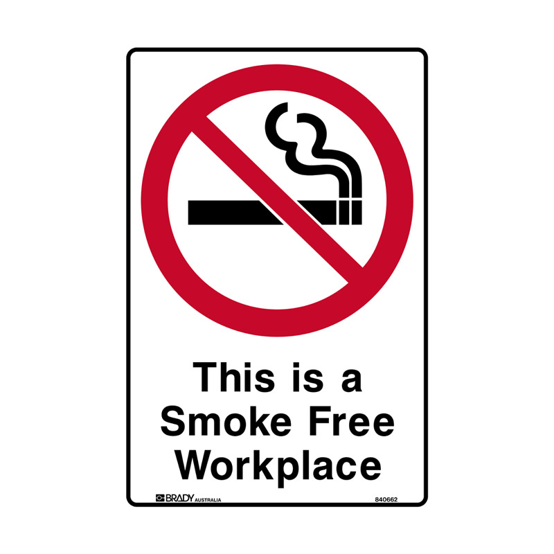 No Smoking Signs - This Is A Smoke Free Workplace