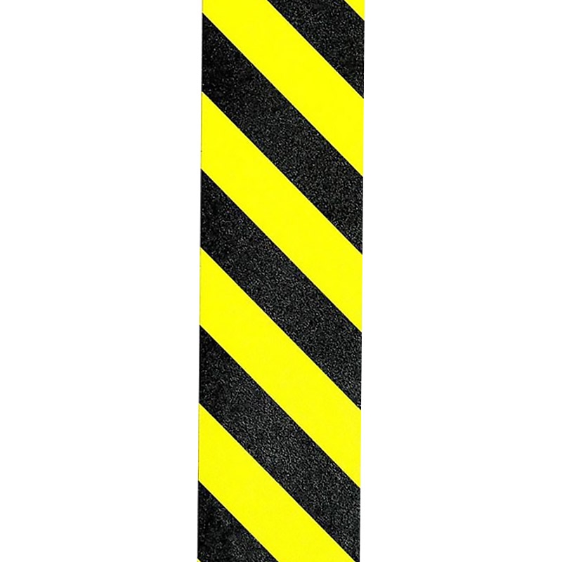 Hazard Stripe Anti-Slip Tapes, 50mm (W) x 18m (L), Black/Yellow