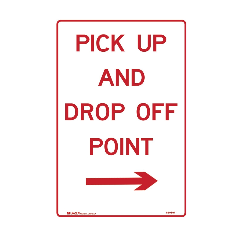 Parking Signs  - Pick Up And Drop Off Point Arr/R
