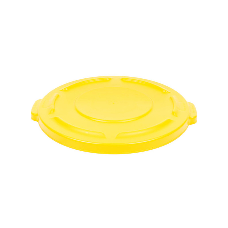 Rubbermaid Snap On Lid For Brute Round Rubbish Bin Container - 75.7L Yellow