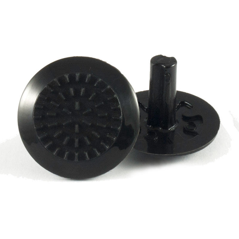 Tactile Indicator Warning PolyStud® Plastic Spigot 35mm Black