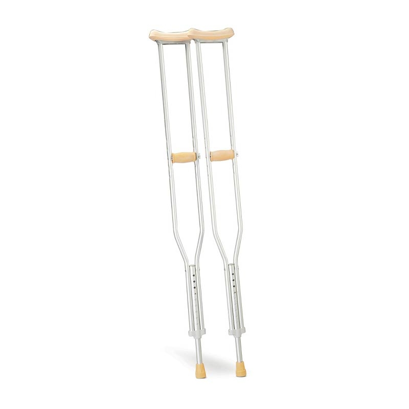 Adjustable Aluminium Crutches, Large