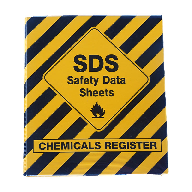 SDS 3 Ring Binder With User Guide A4 Yellow