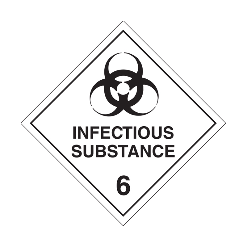 Dangerous Goods Labels - Class 6, Infectious Substance