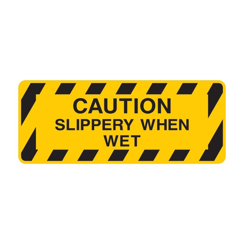 Safety Stair Markers - Caution Slippery When Wet