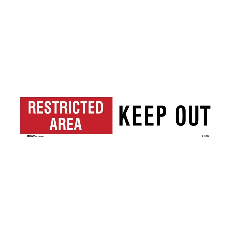 Overhead Signs - Keep Out