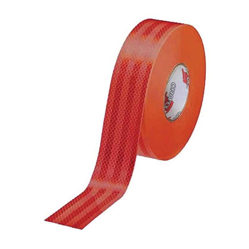 Orafol Class 1 Reflective Tapes, 50mm (W) x 50m (L), Red
