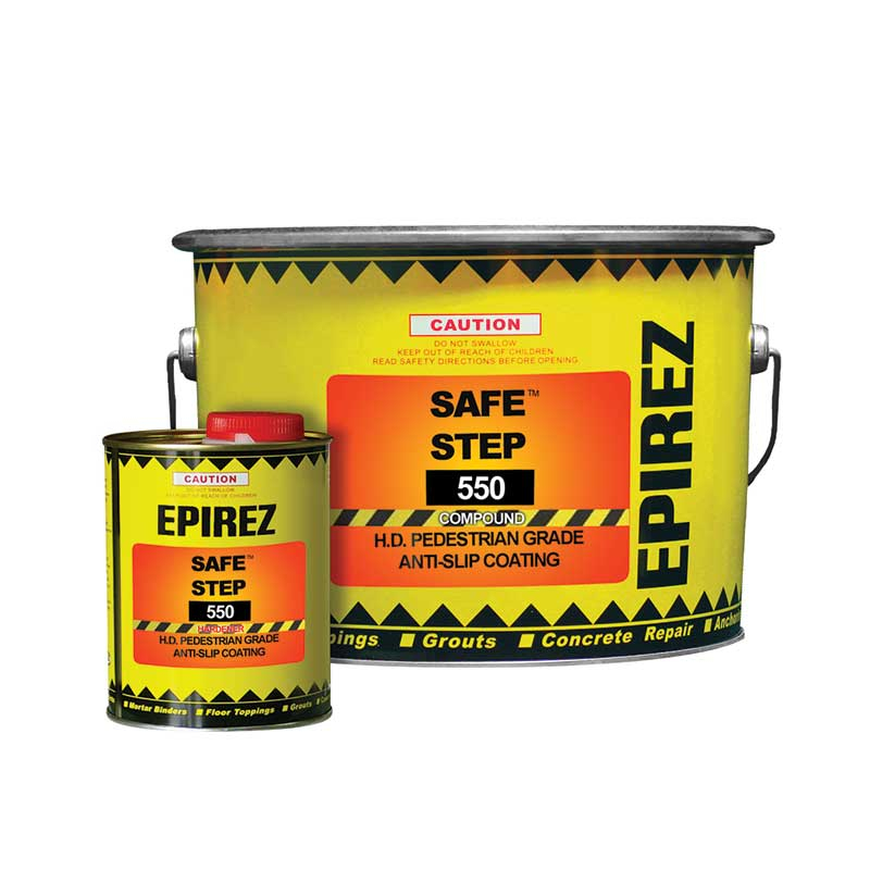 Epirez Safe Step 550 - 8L Heavy Duty Anti-Slip Floor Coating, Neutral Base