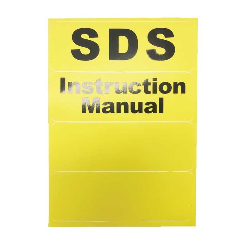 SDS Document Storage Boxes Labels Pack