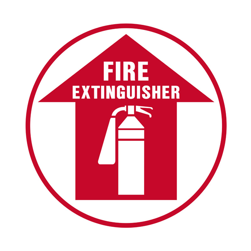 Safety Floor Marker - Fire Extinguisher