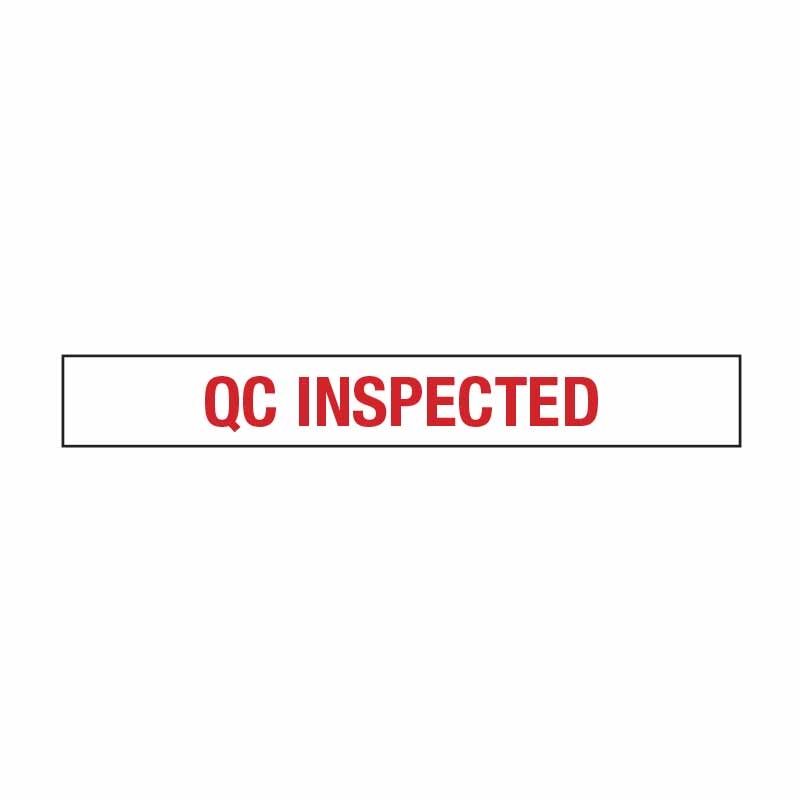 Printed Packaging & Q.C. Tapes - Qc Inspected, 48mm (W) x 100m (L)