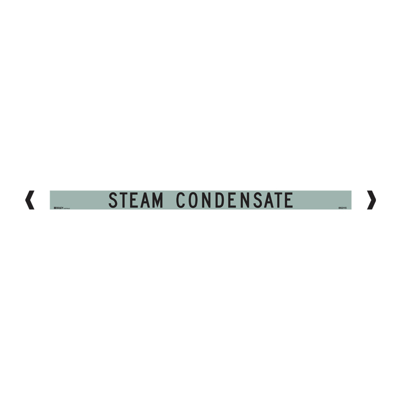 Standard Pipe Marker, Self Adhesive, Steam Condensate, 40-75mm O.D. - Pack of 10 