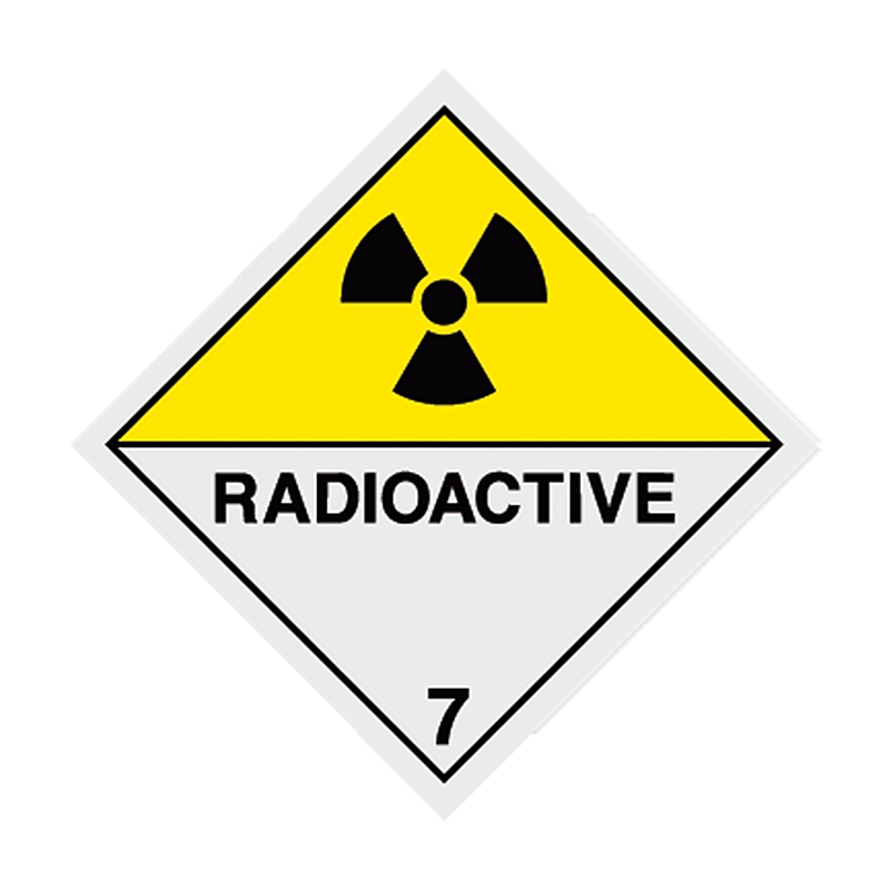 Dangerous Goods Labels  - Class 7, Radioactive