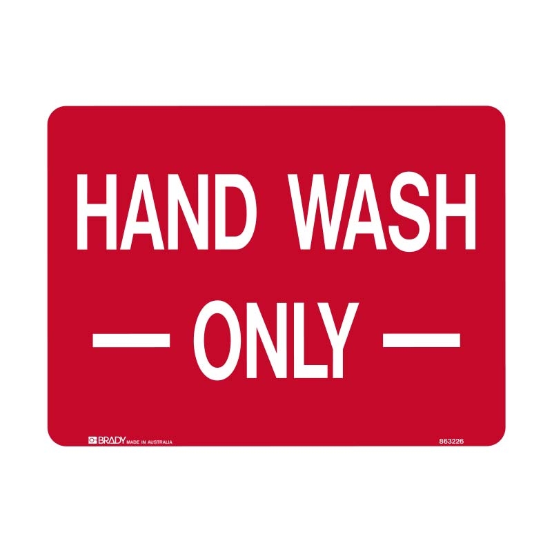 Hygiene And Food Safety Signs - Hand Wash Only