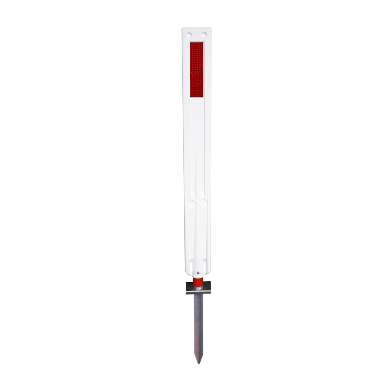 Dura-Post Flexi 360 Guide Post Delineator with Reflective - 30mm (W) x 1420mm (H), White/Red, 2 Piece