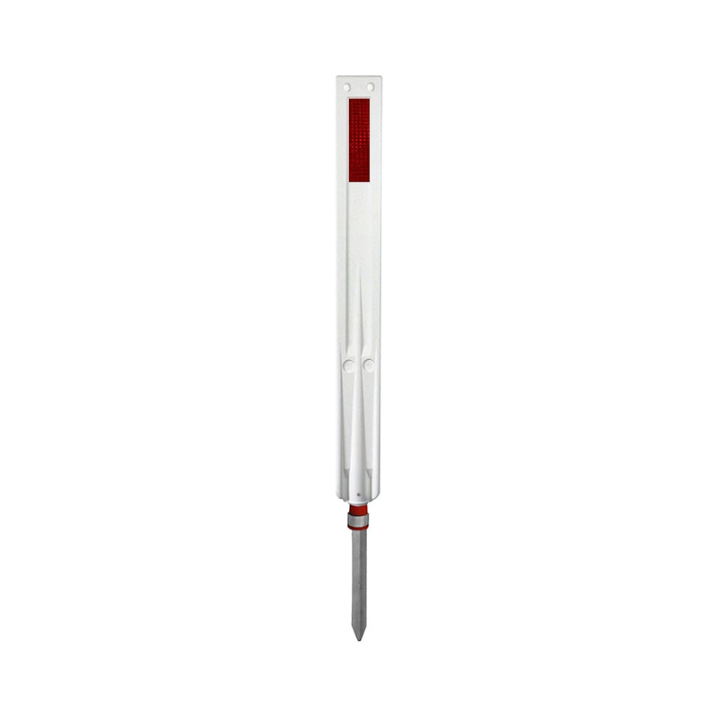 Dura-Post Pro Flexi 360 Guide Post Delineator with Reflective - 1420mm x 30mm White/Red with anchor
