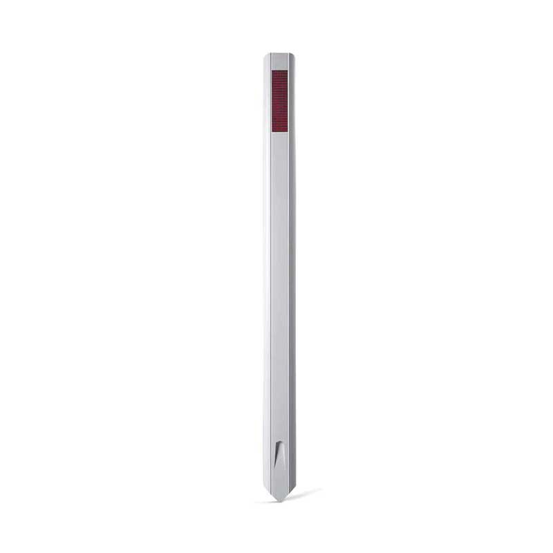 Dura-Post uPVC Guide Post with Reflective- 1650mm x 4mm White/Red
