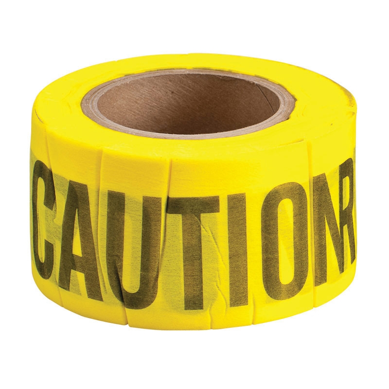Biodegradable Tape - Caution
