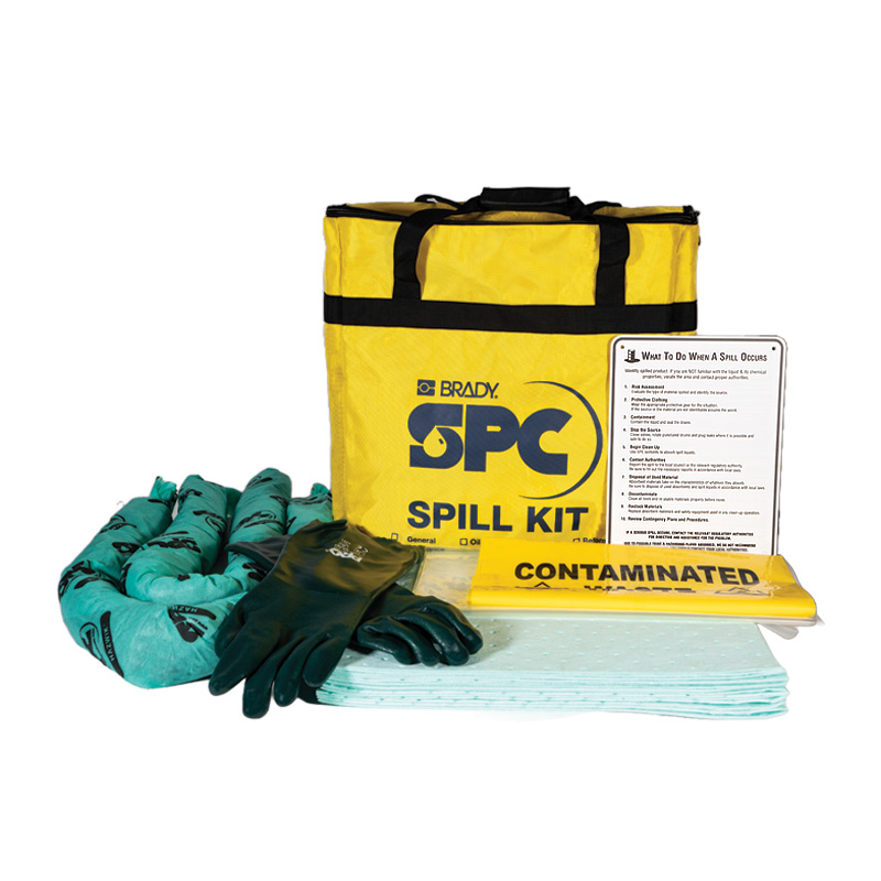Brady Spill Kit Vehicle HAZCHEM Chemical 20L
