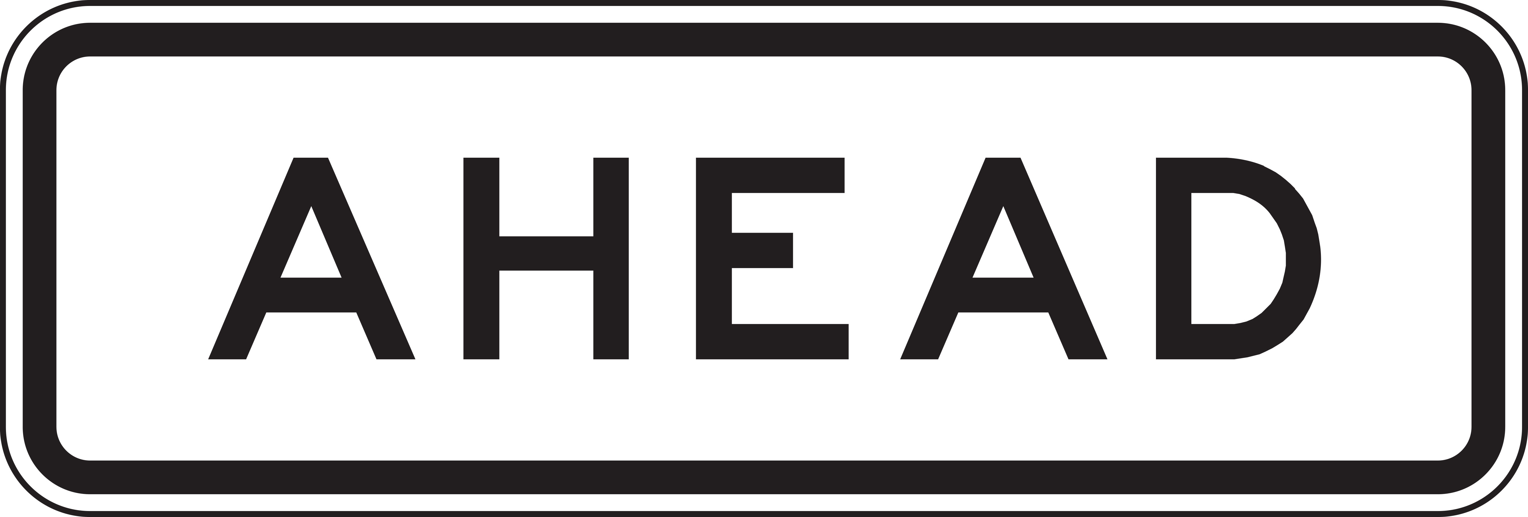 Bicycle Path Sign - Ahead